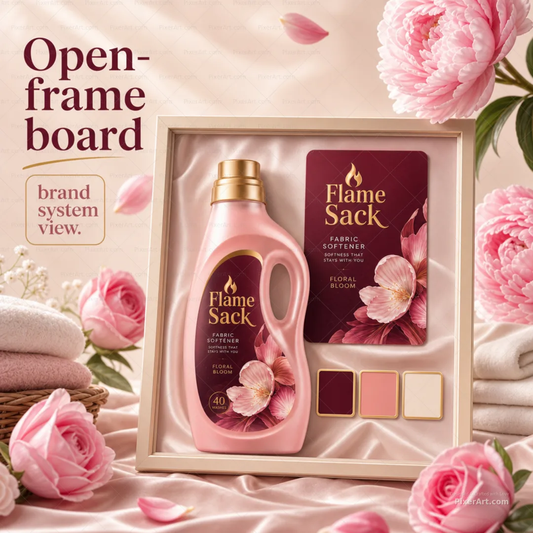 Open frame mockup