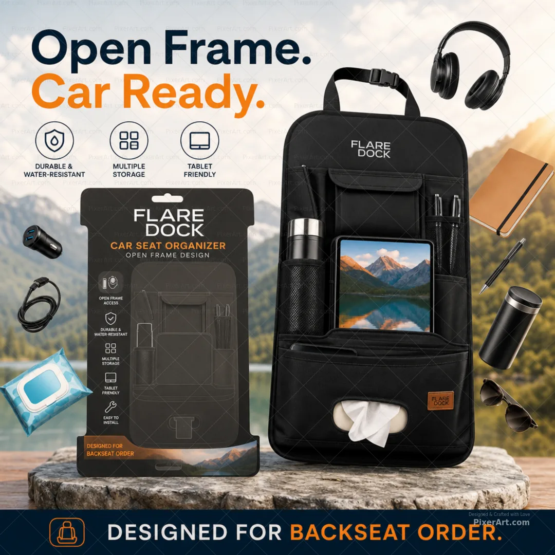Open frame mockup