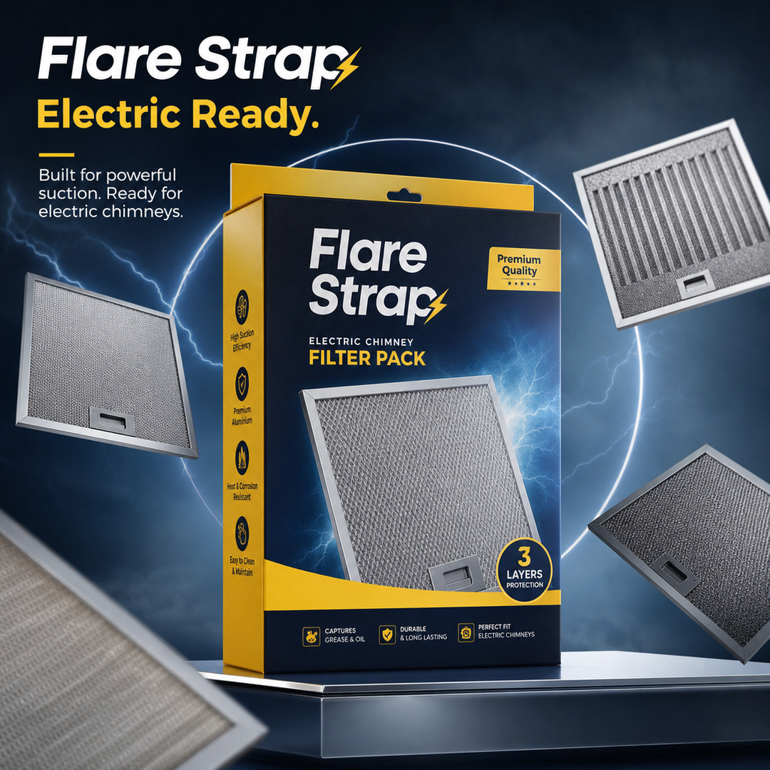 Flare Strap Electric Chimney Filter Pack