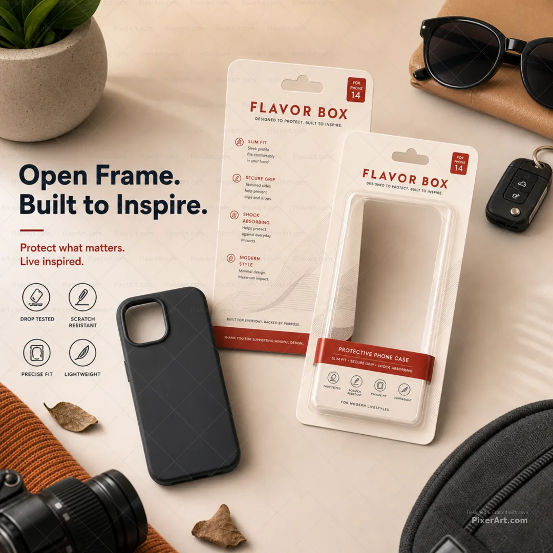 Open frame mockup