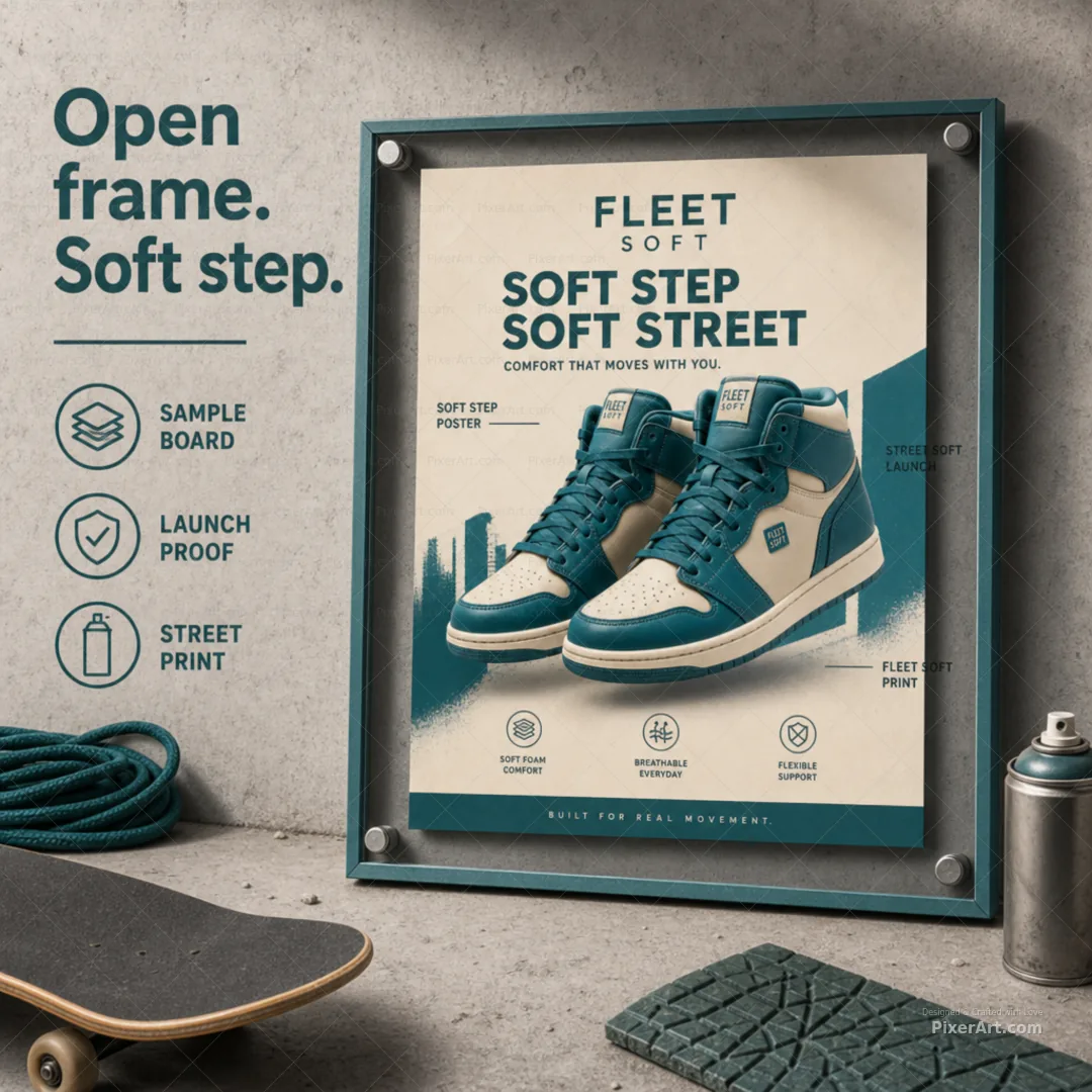 Fleet Soft Sneaker Poster