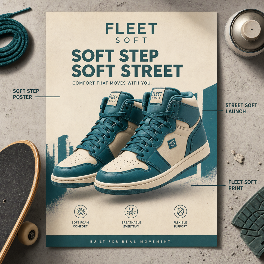 Fleet Soft Sneaker Poster