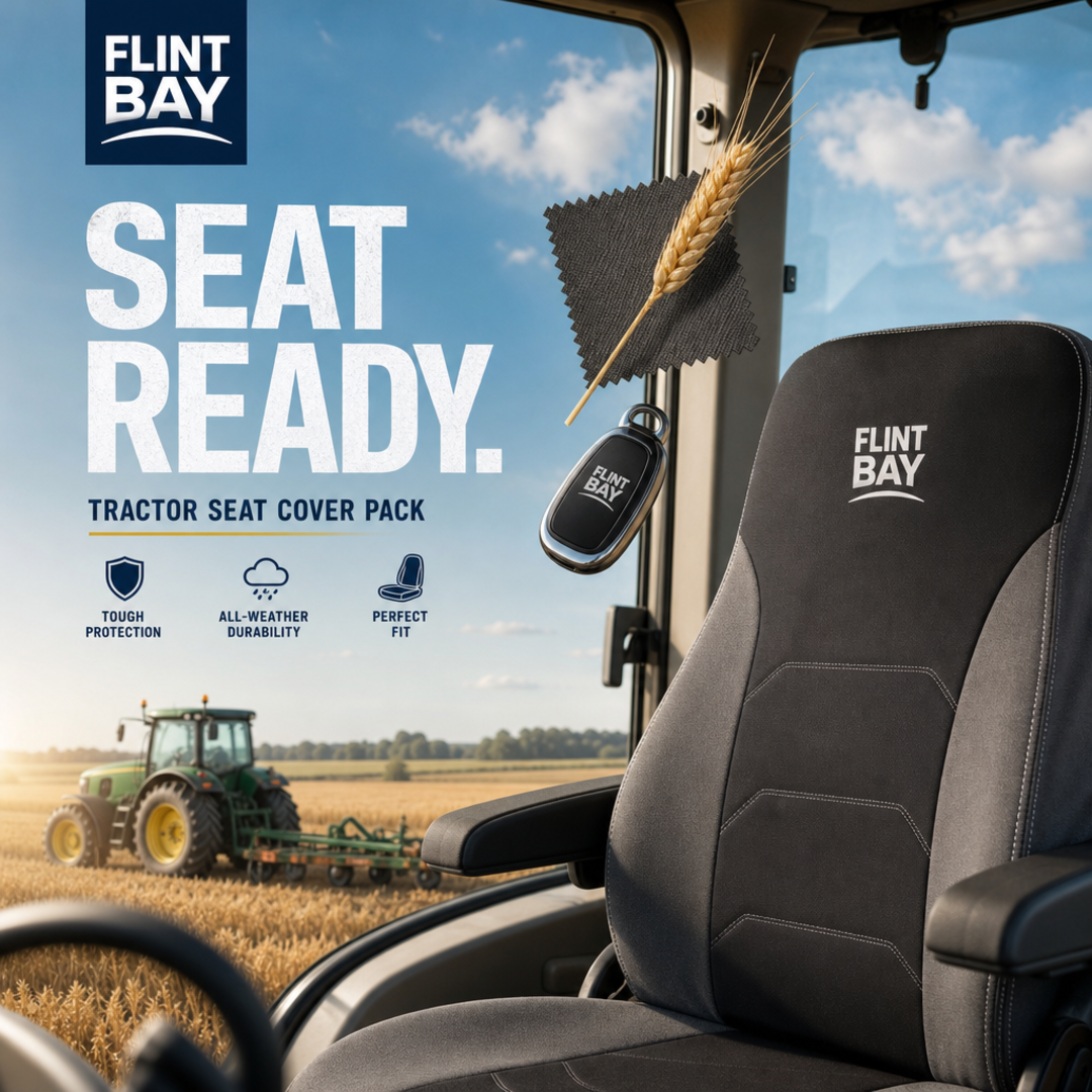 Flint Bay Tractor Cabin Seat Cover Pack