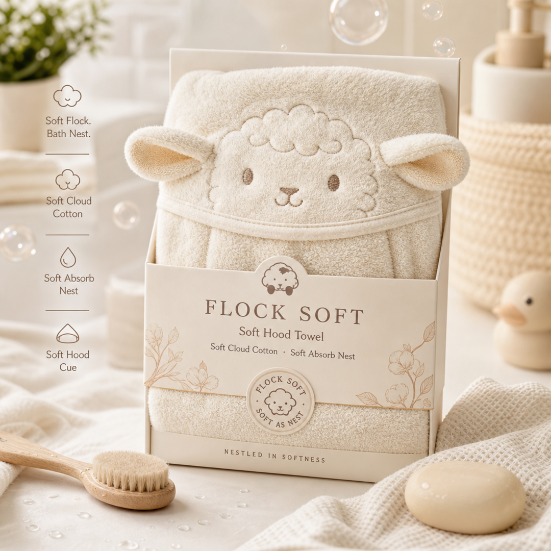 Flock Soft Hood Towel
