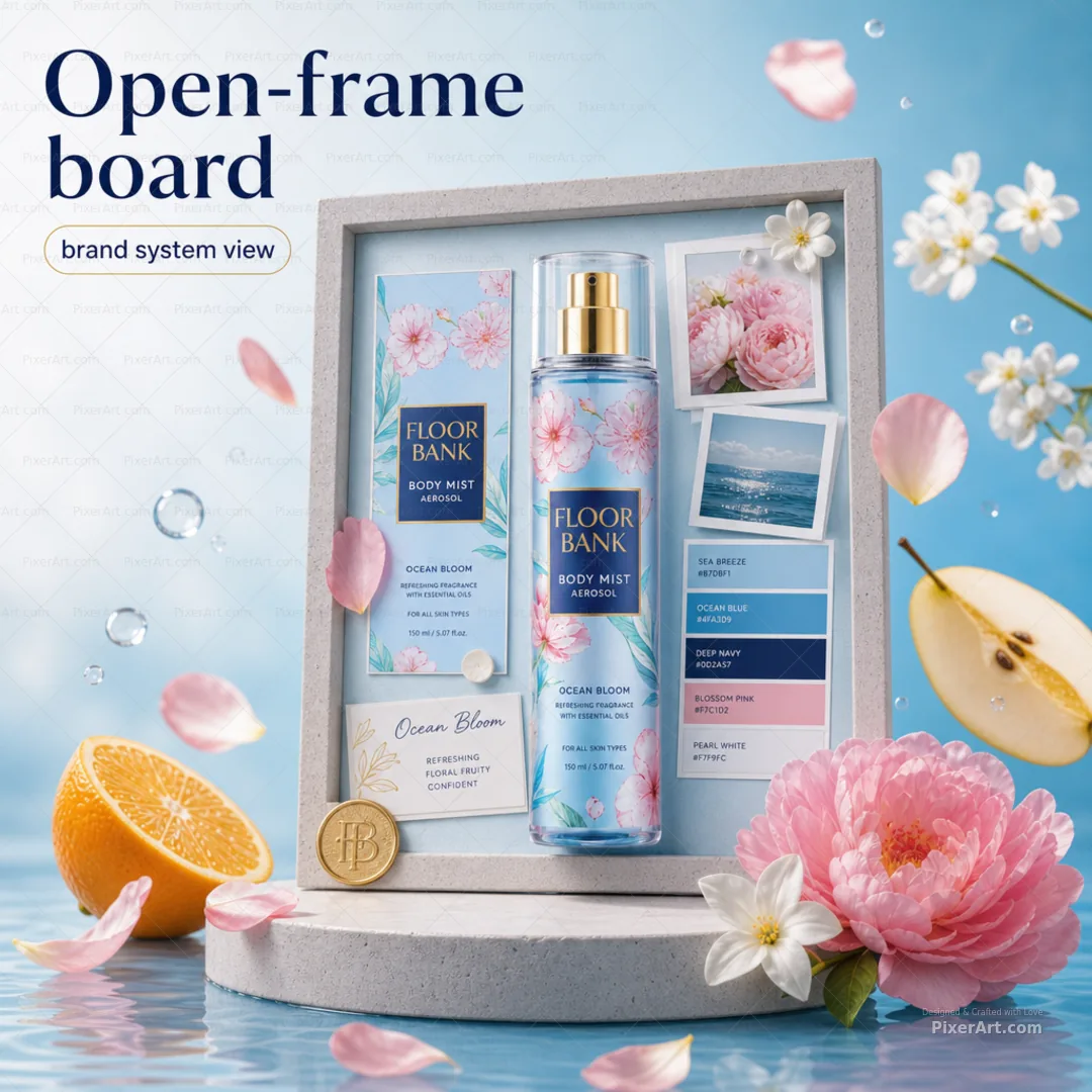 Open frame mockup