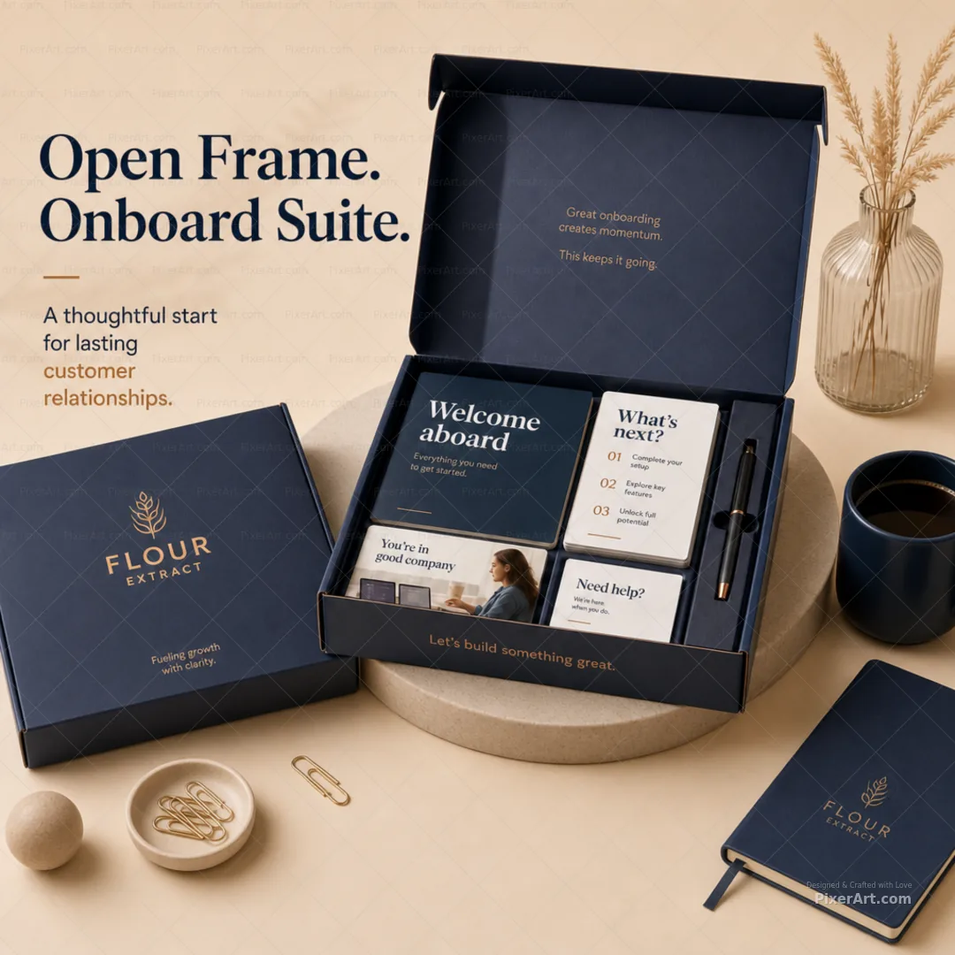 Open frame mockup