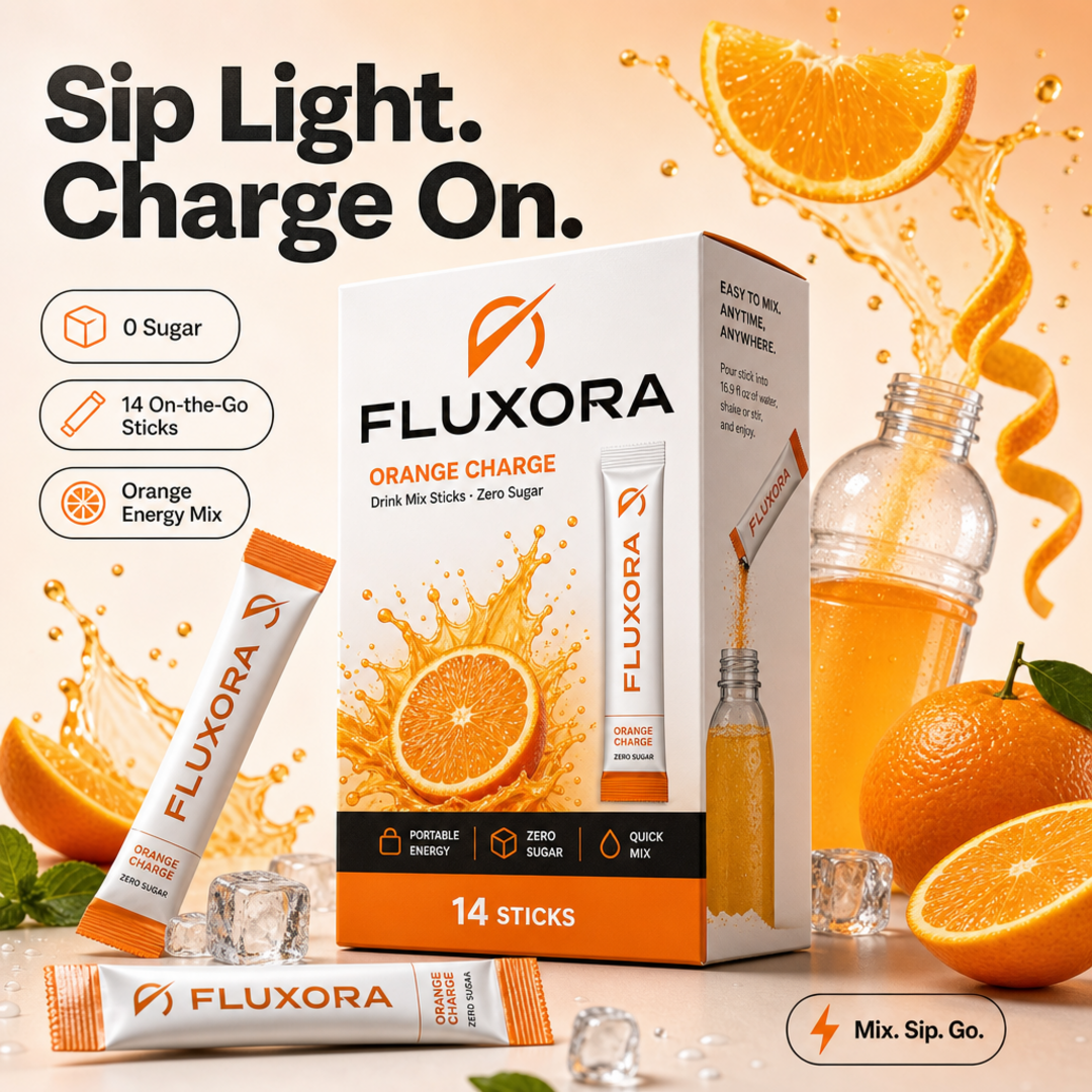 Fluxora Orange Charge Stick Carton