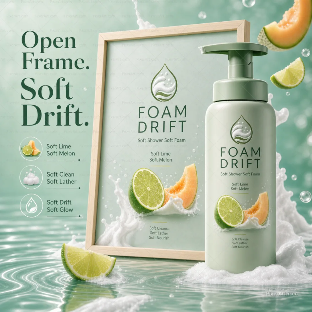 Open frame mockup