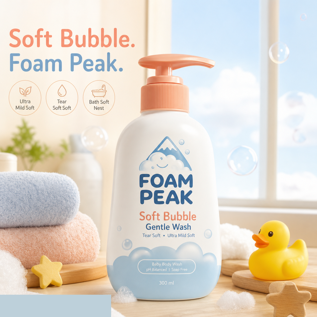 Foam Peak Soft Bubble Gentle Wash