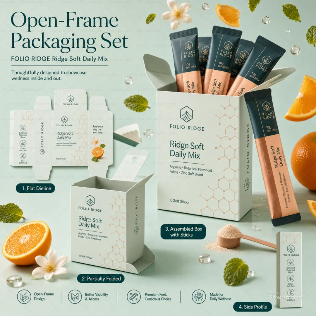 Open frame mockup