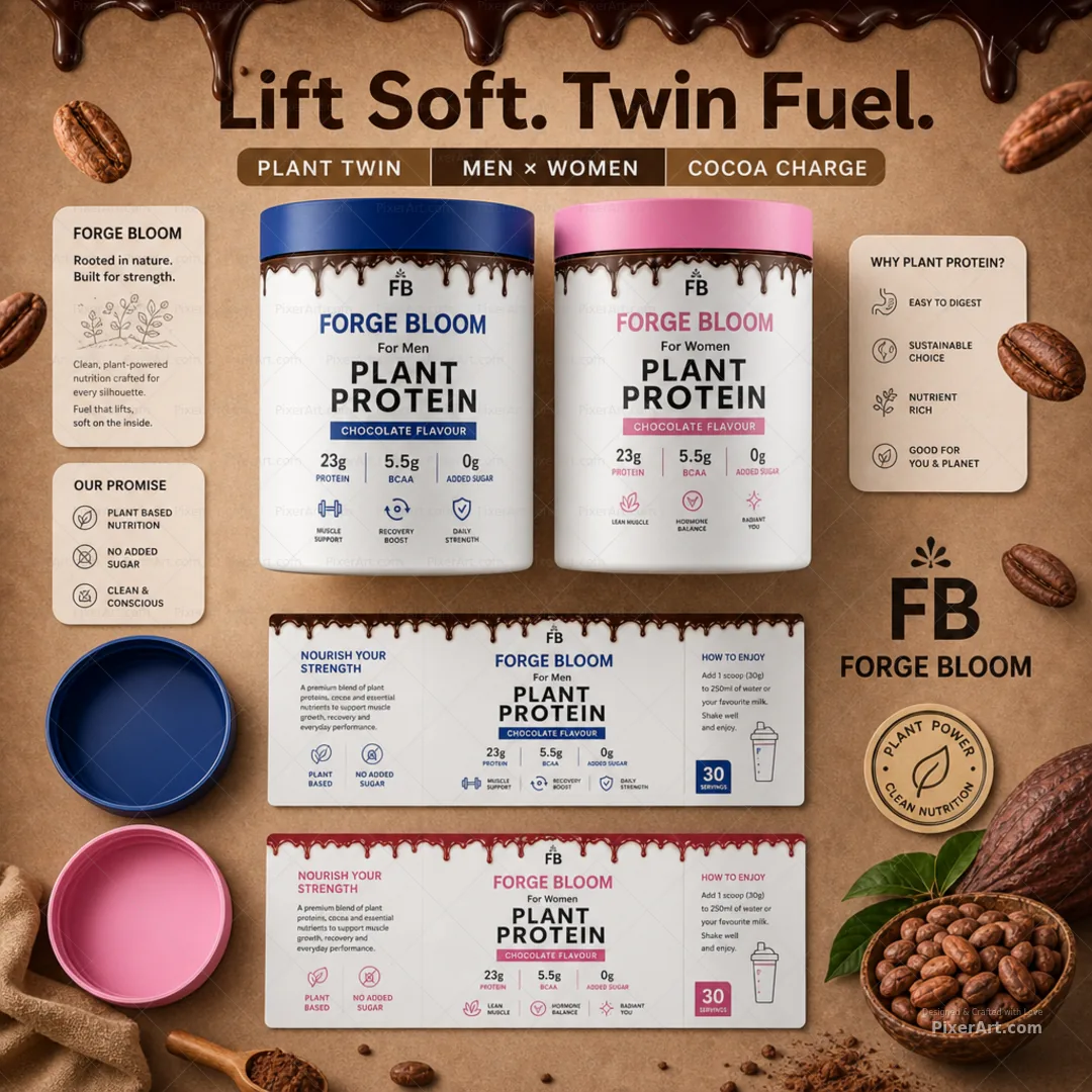 Forge Bloom Plant Protein Duo