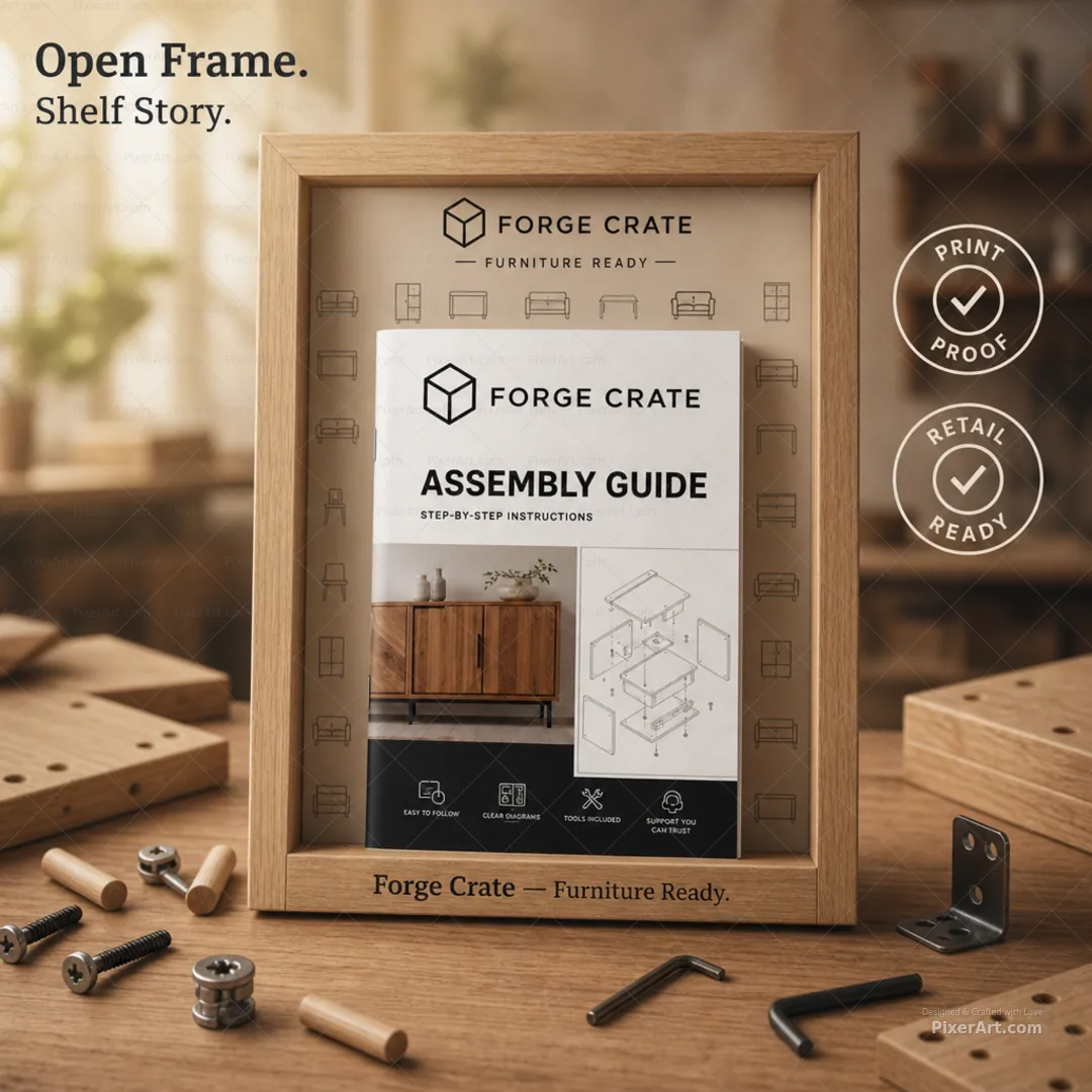 Open frame mockup