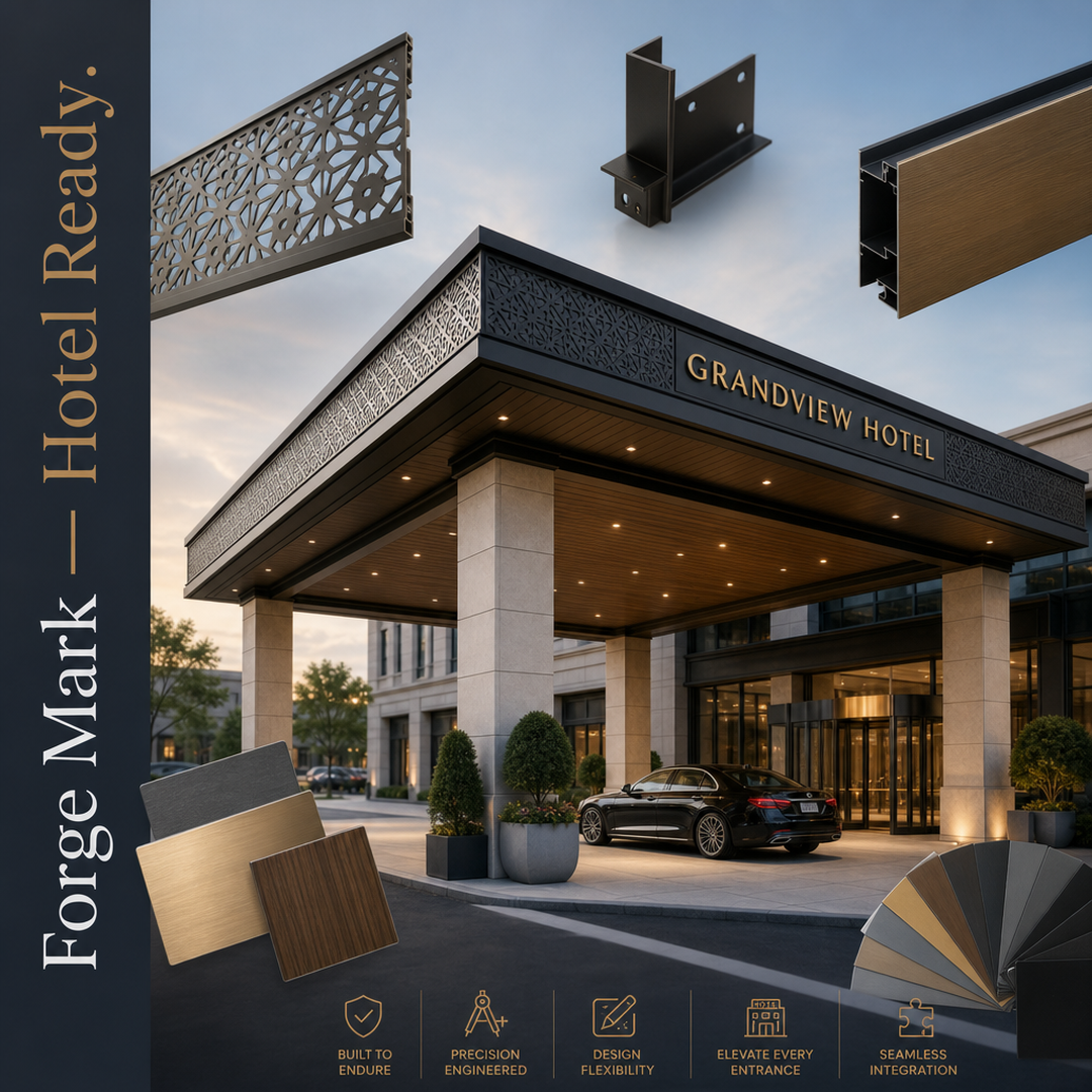 Forge Mark Hotel Porte-Cochère Canopy Fascia