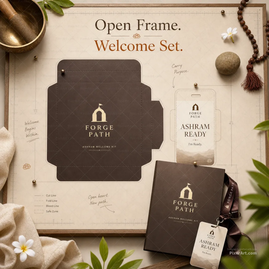 Open frame mockup