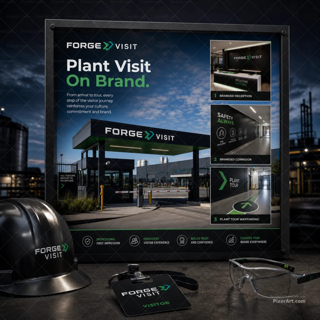 Forge Visit Plant Visitor Brand Corridor