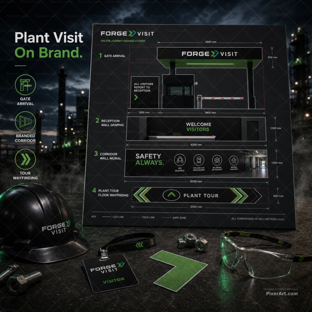 Forge Visit Plant Visitor Brand Corridor