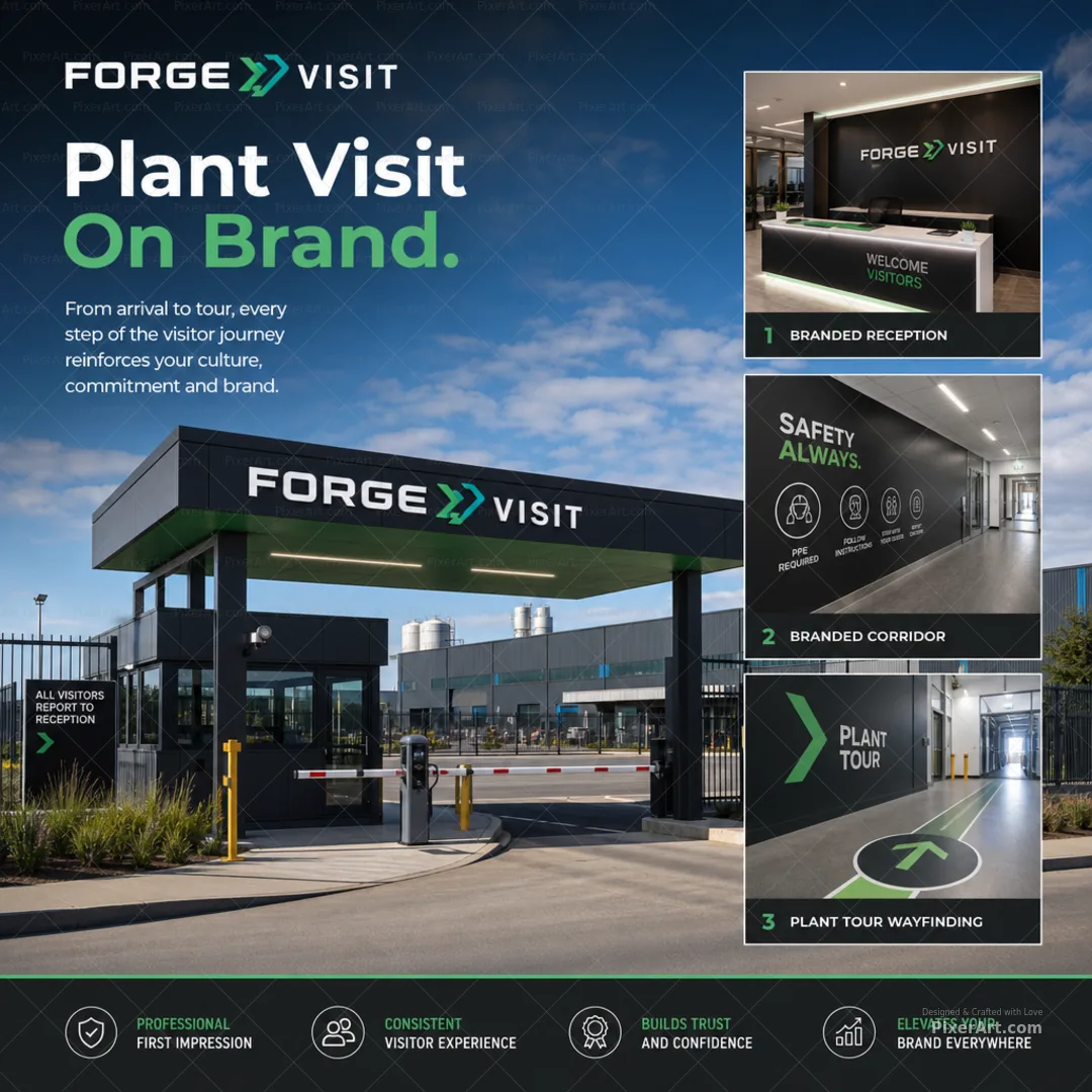 Forge Visit Plant Visitor Brand Corridor