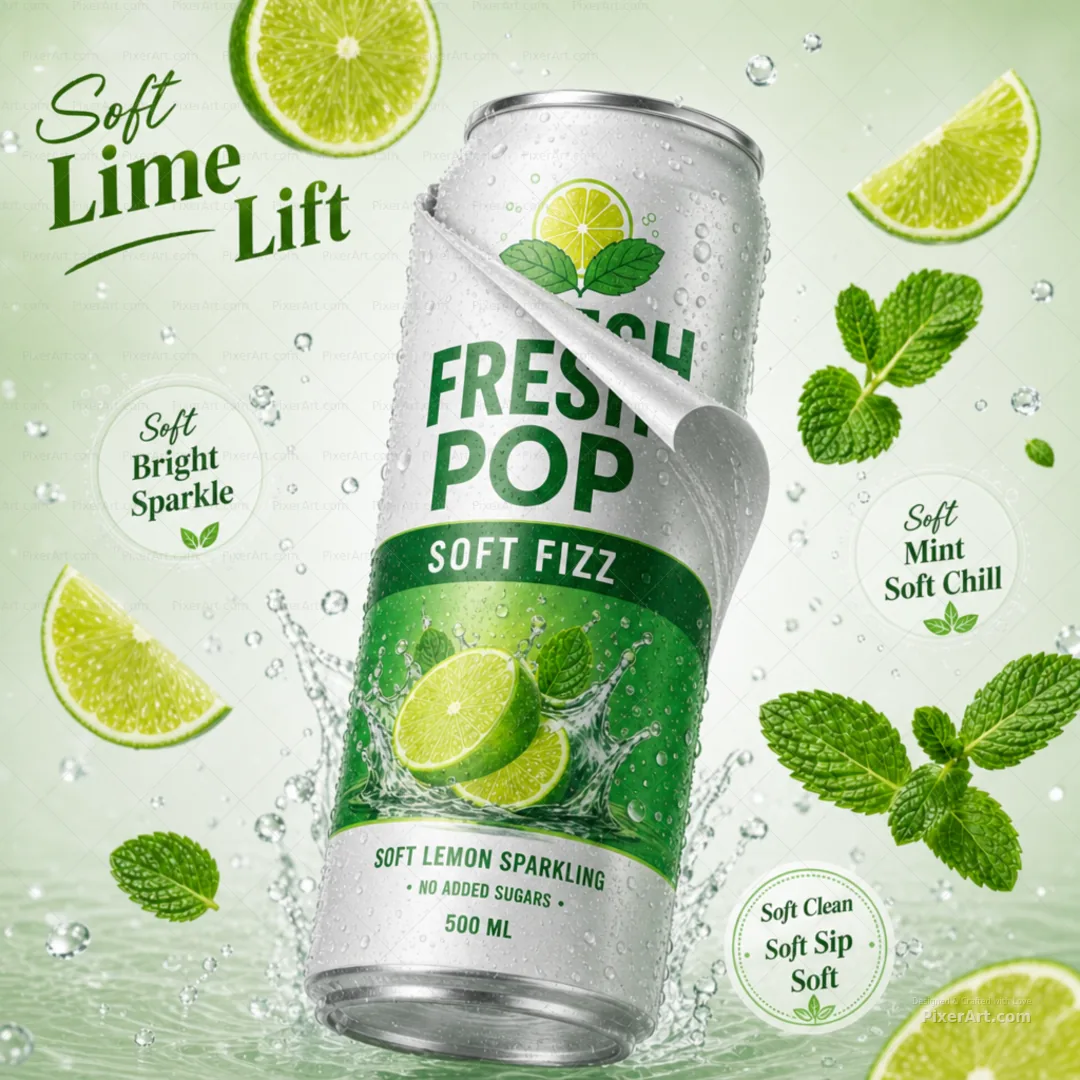 Fresh Pop Soft Lemon Fizz