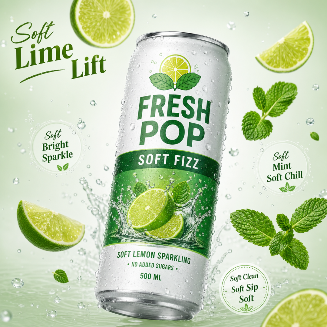 Fresh Pop Soft Lemon Fizz