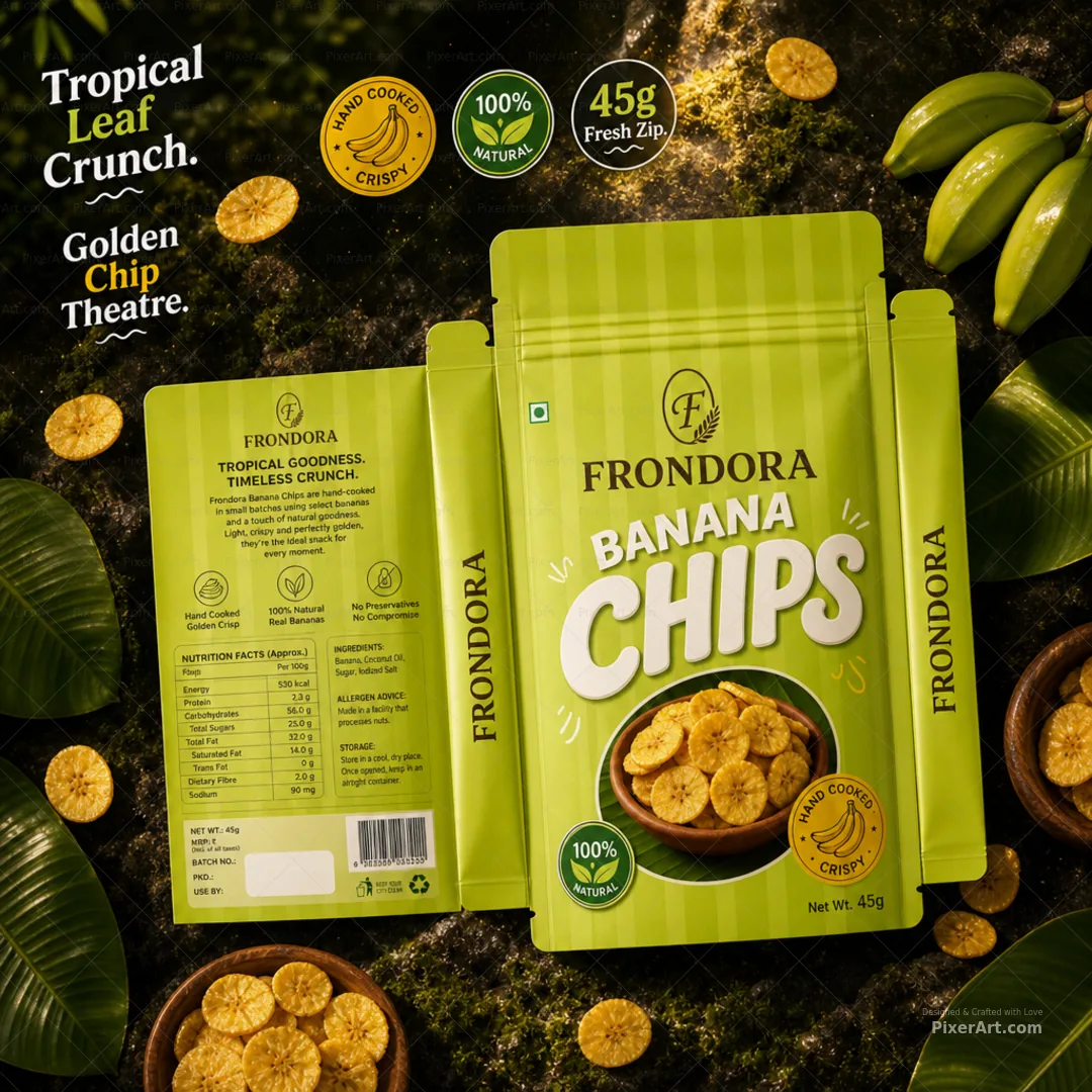 Frondora Hand-Cooked Banana Chips
