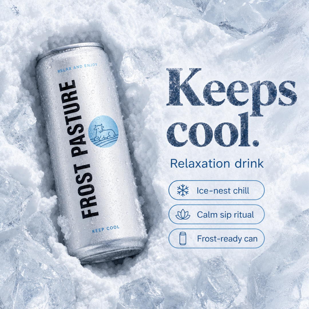 Frost Pasture Relax Drink Can