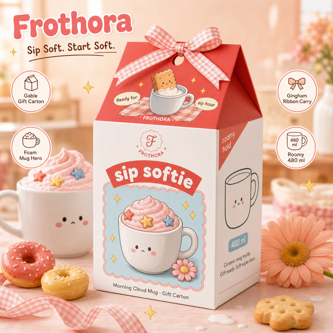 Frothora Morning Cloud Mug Carton