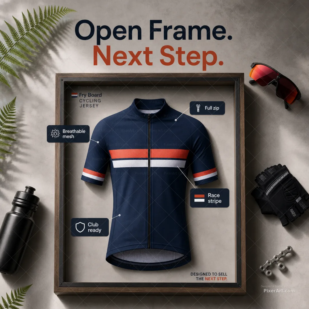 Open frame mockup