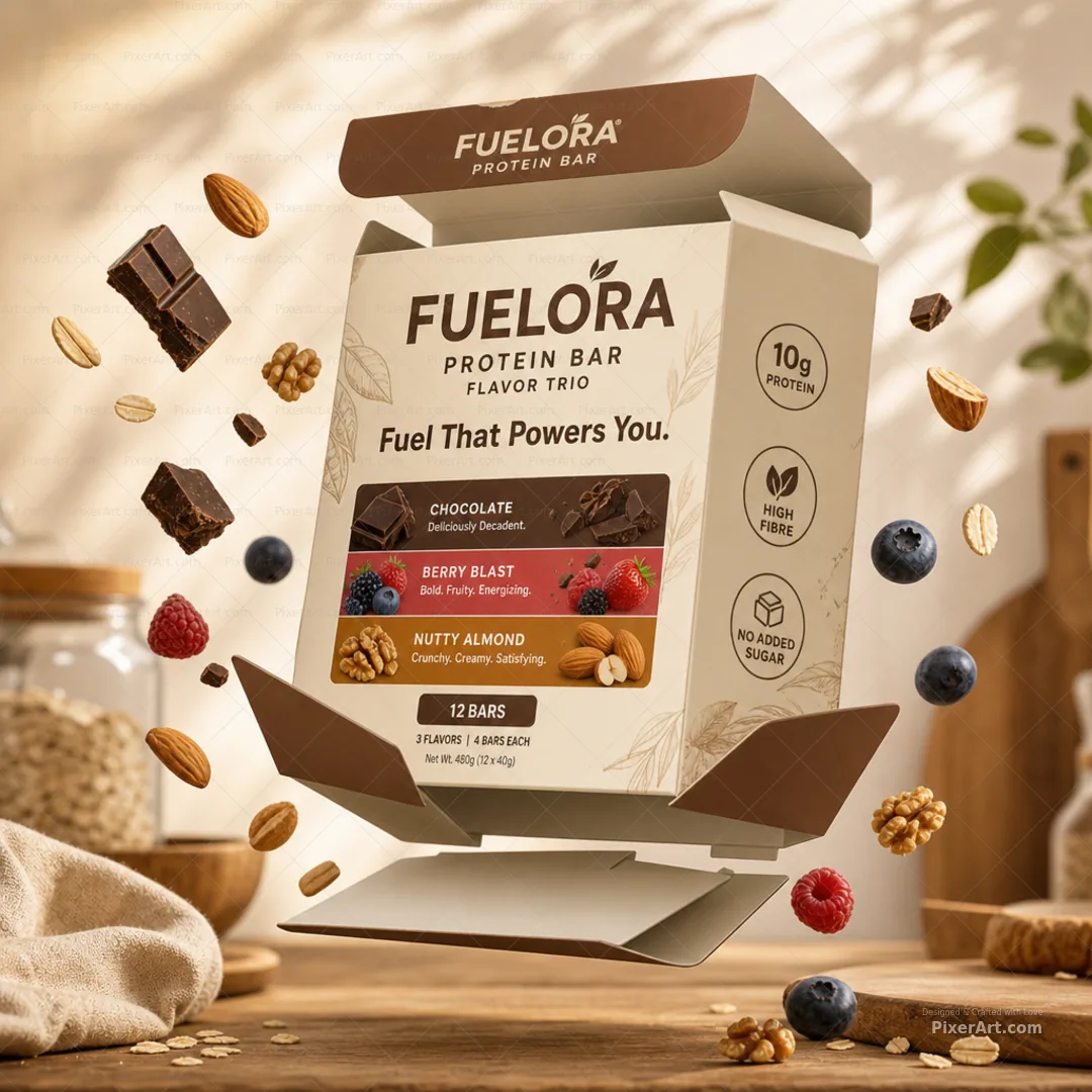 Fuelora Protein Bar Flavor Trio