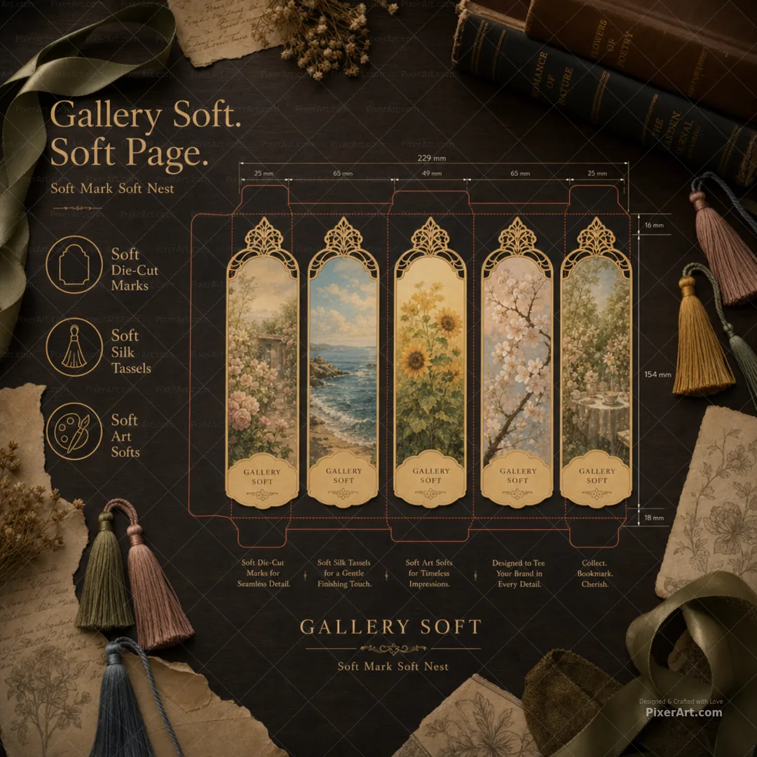 Gallery Soft Soft Art Bookmarks