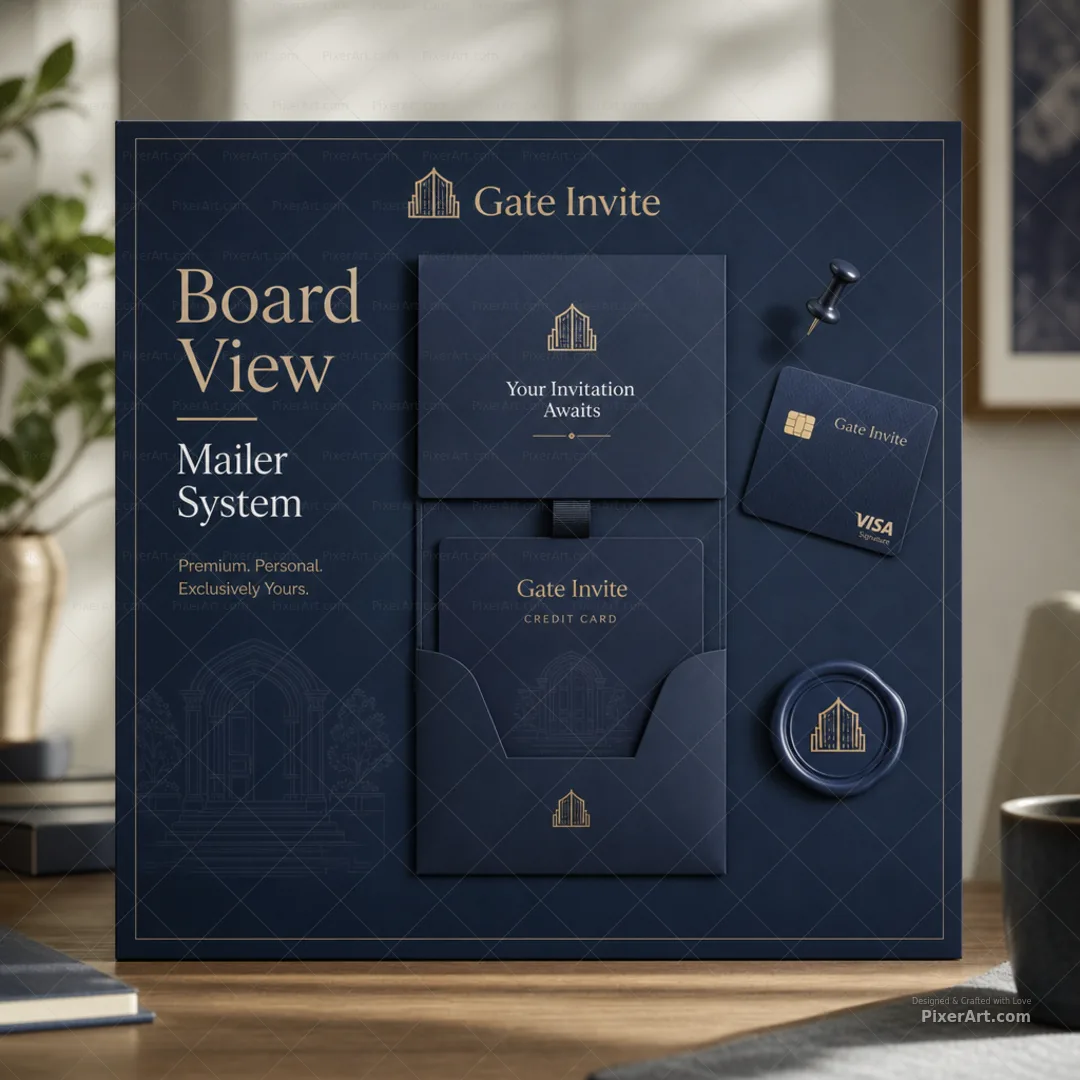 Gate Invite Credit-card mailer carrier