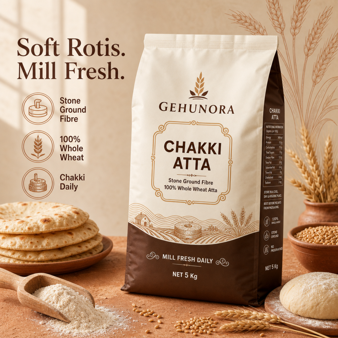 Gehunora Chakki Fresh Whole Wheat Atta
