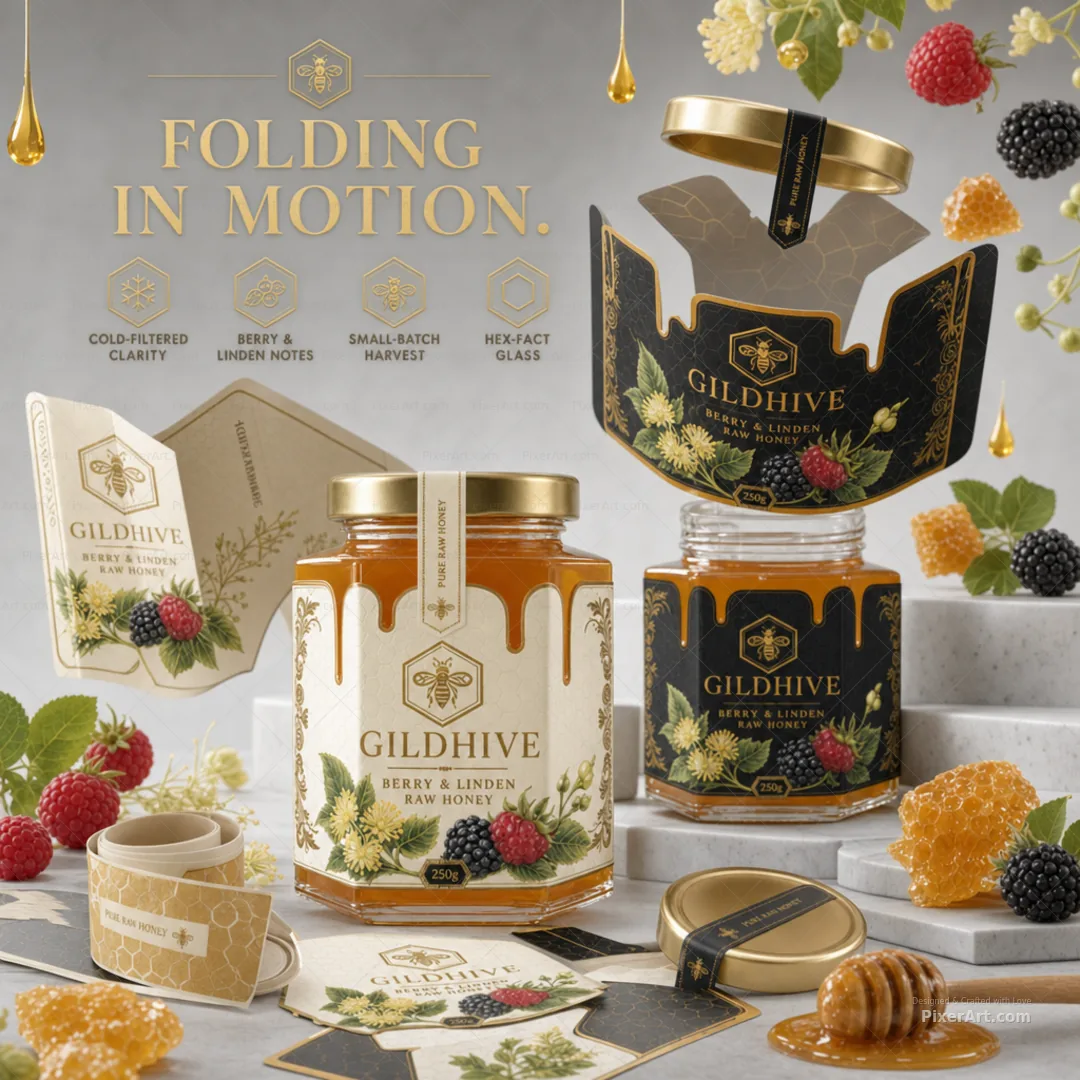 Gildhive Berry & Linden Honey Duo