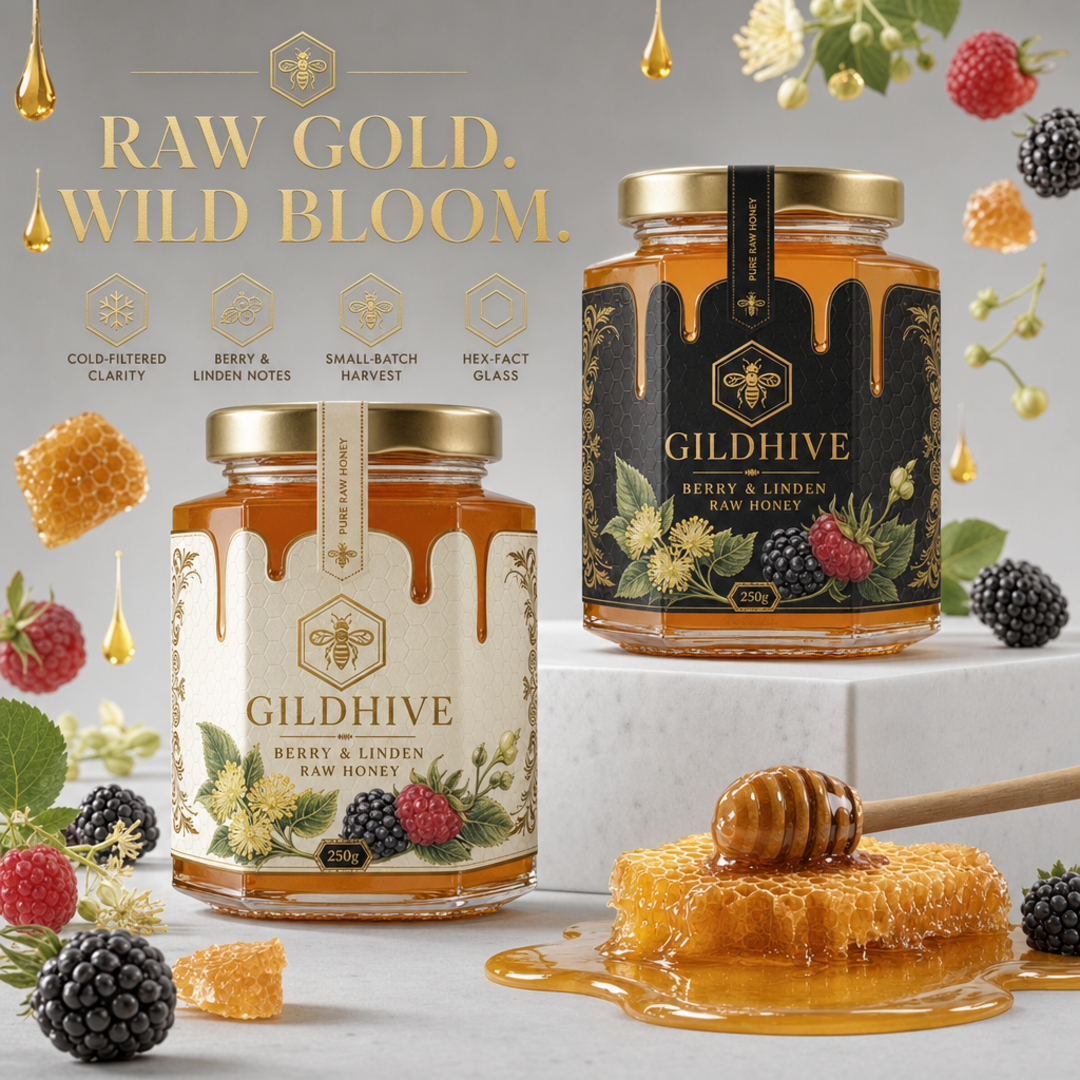 Gildhive Berry & Linden Honey Duo
