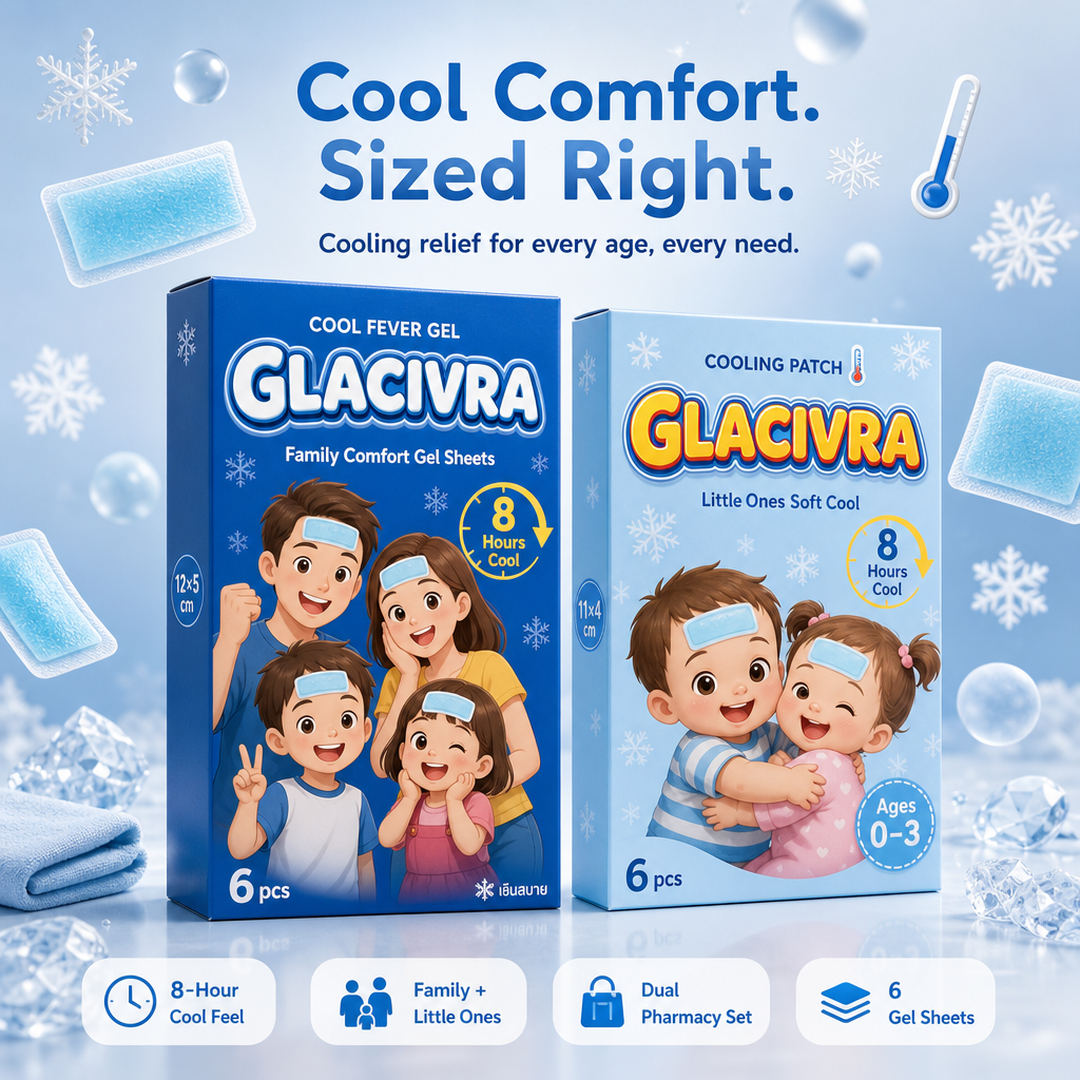 Glacivra Cool Fever Gel Patch Duo