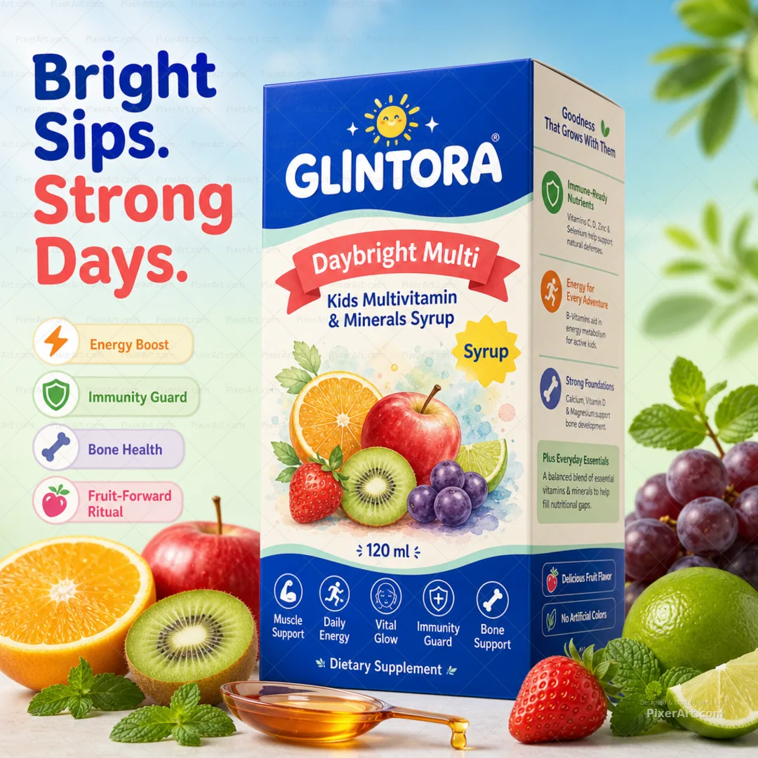 Glintora Daybright Kids Multi Syrup