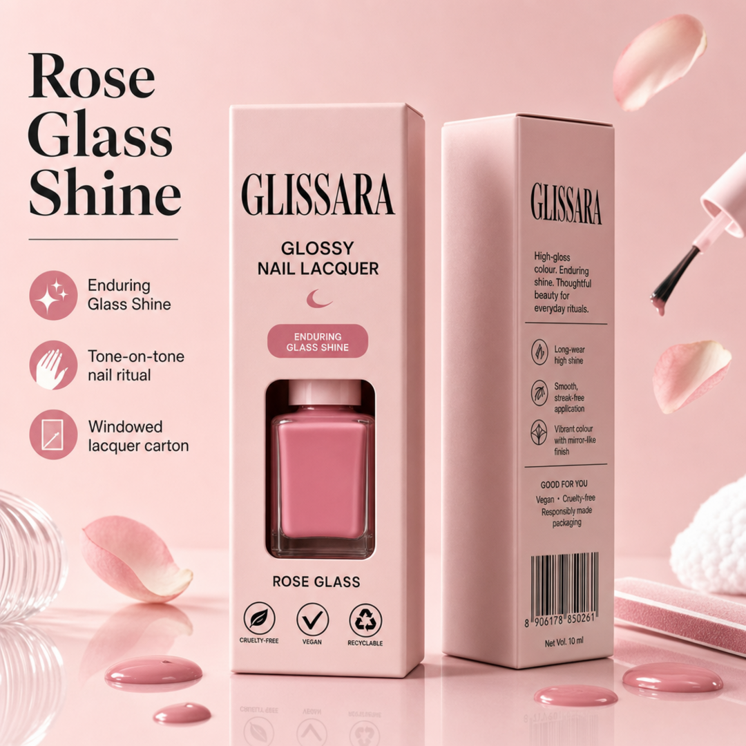 Glissara Rose Glass Nail Lacquer