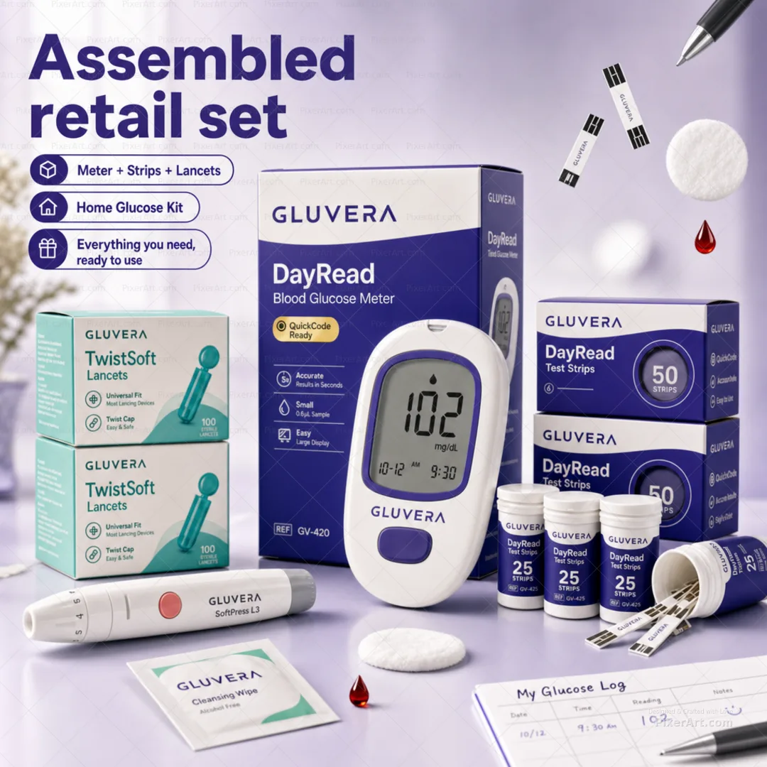 Gluvera DayRead Glucose Kit