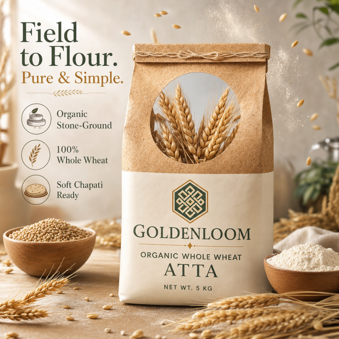 Goldenloom Organic Whole Wheat Atta