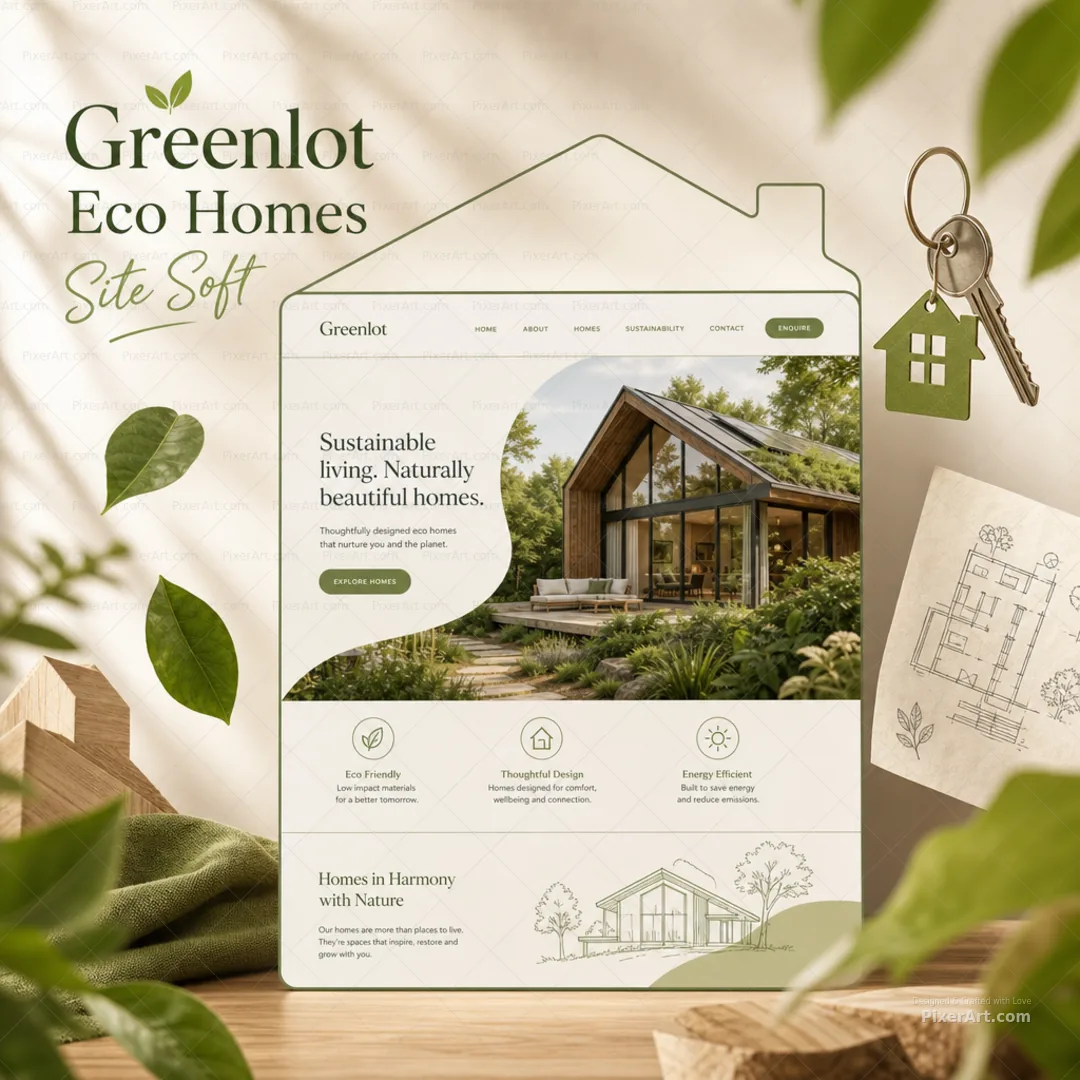 GreenLot Eco Homes Site