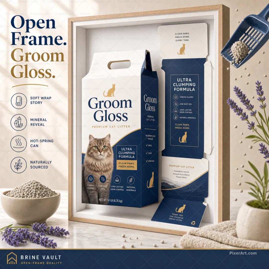Open frame mockup