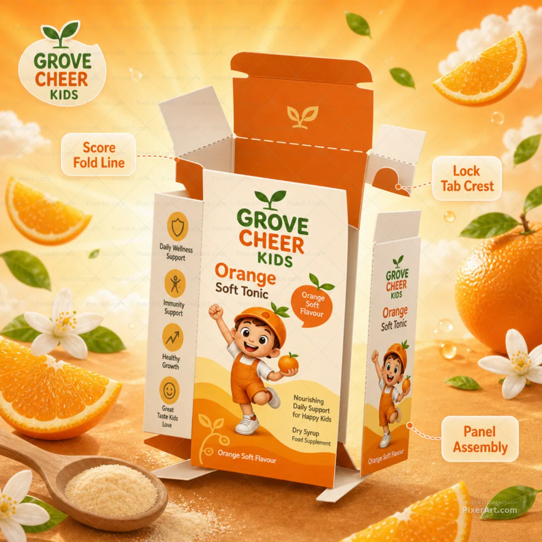 Grove Cheer Kids Orange Soft Tonic