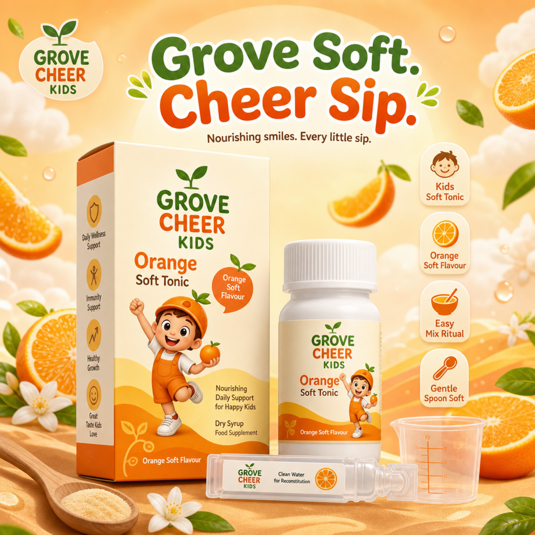 Grove Cheer Kids Orange Soft Tonic