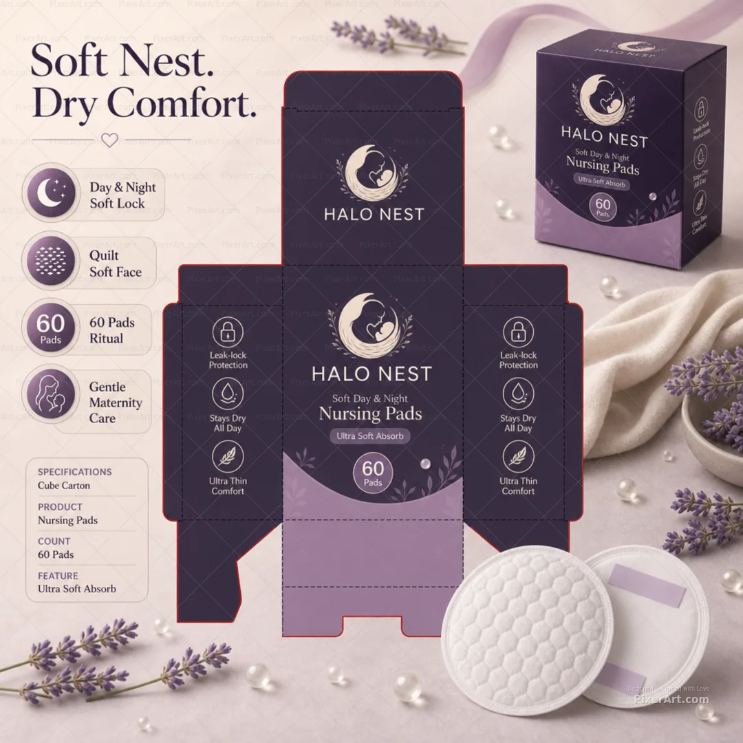 Halo Nest Soft Nursing Pads
