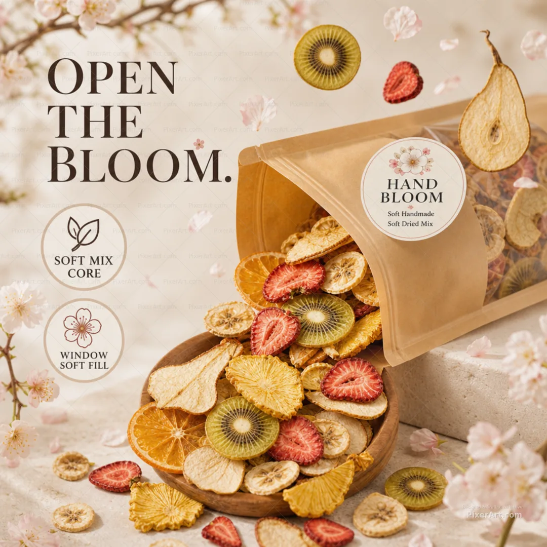 Hand Bloom Dried Fruit Mix