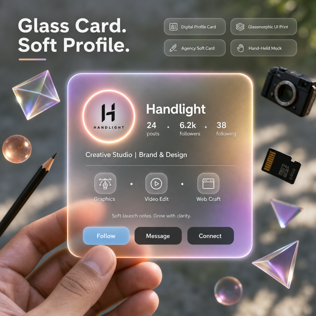 Handlight Digital Profile Card