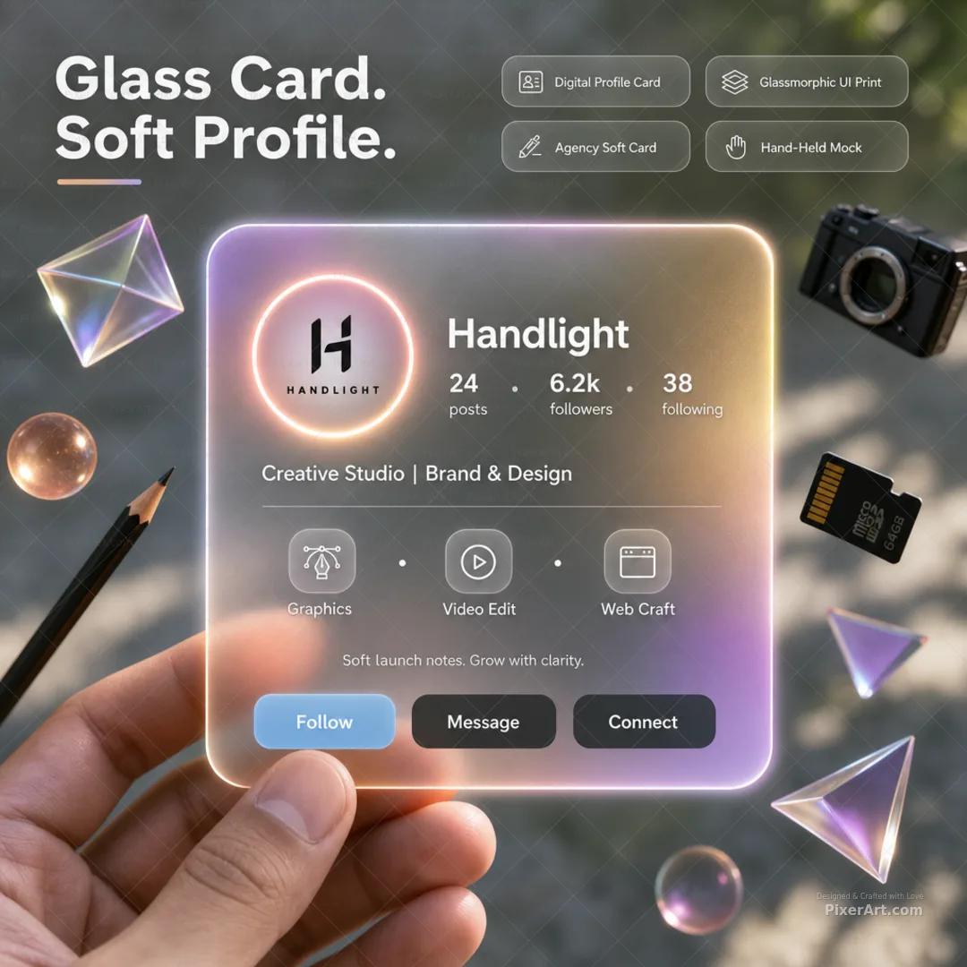 Handlight Digital Profile Card