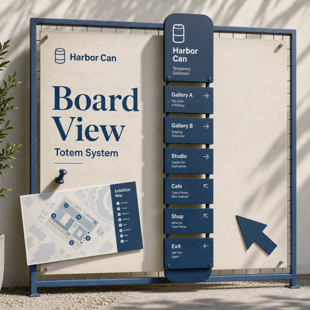 Open frame mockup