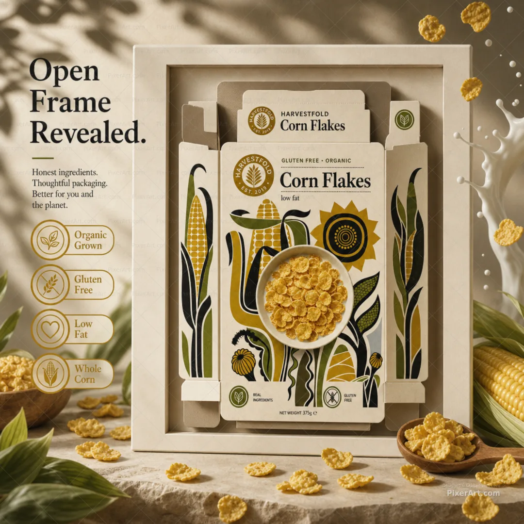 Open frame mockup
