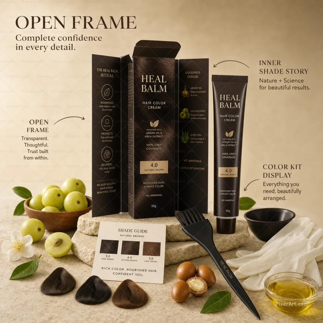 Open frame mockup