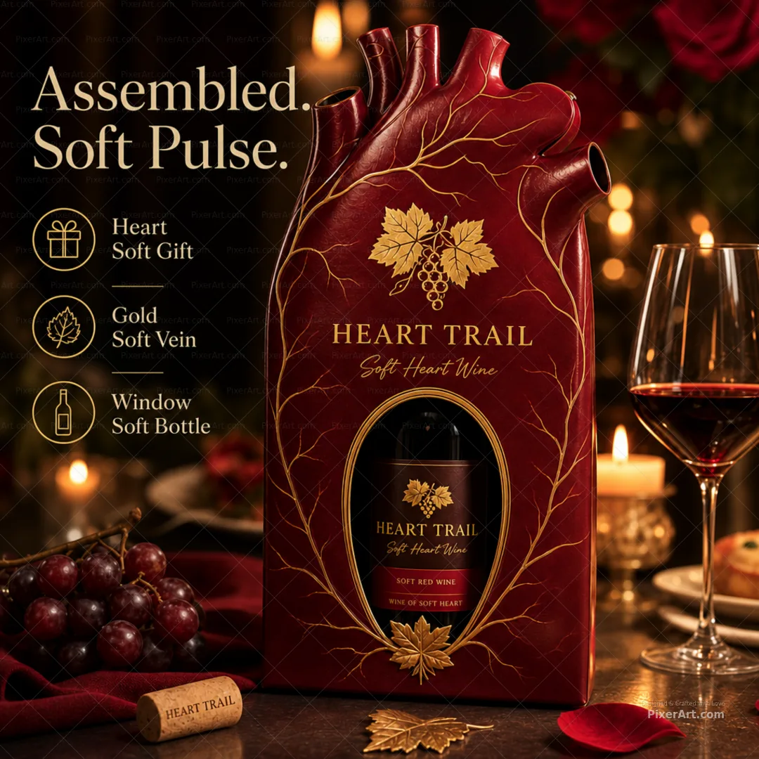 Heart Trail Soft Wine Box